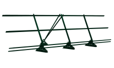 Ограждение кровельное со снегозадержателем Grand Line 0,9х3м RAL 6005