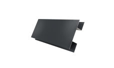 Планка H-образная стыковочная сложная Grand Line 0,5 Satin с пленкой RAL 7016 антрацитово-серый (2м)