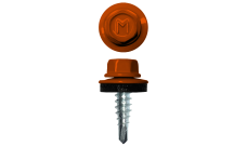 Саморез по металлу Daxmer 4,8х19 (400шт) сверло №2 RAL 2004