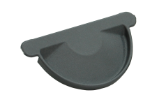 Заглушка торцевая универсальная Grand Line ПУ матовый 125мм RAL 7024 мокрый асфальт