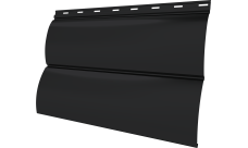 Блок-хаус новый Grand Line 0,45 Драп с пленкой RAL 9005 черный