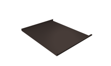 Фальц двойной стоячий Grand Line 0,5 Atlas X с пленкой на замках RR 32 темно-коричневый