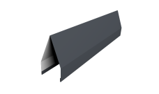 Ламель забора жалюзи Tokyo new 0,45 Drap TX с пленкой RAL 7024 мокрый асфальт