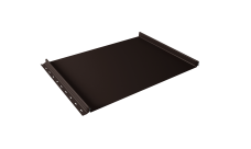 Кликфальц Grand Line 0,5 PE с пленкой на замках RAL 8017 шоколад