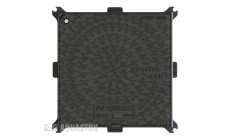 Люк чугунный квадратный Aquastok Sunrise 650 С250 (56501)