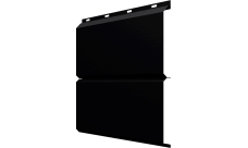 ЭкоБрус 0,345 Grand Line 0,45 Drap-double TX с пленкой RAL 9005 черный