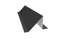 Планка снегозадержания 0,5 Satin с пленкой RAL 7016 антрацитово-серый (2м)