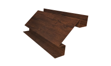 Угол внутренний сложный 75мм 0,45 Print-Double Premium Cherry Wood Dark F (2м)