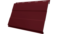 Вертикаль проф Grand Line 0,5 Сатин матовый с пленкой RAL 3005 красное вино