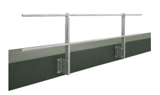 Ограждение кровельное для парапета с боковым креплением (2,0х1,2) ОЦ