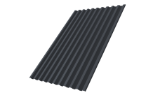 Профнастил С21R Grand Line 0,45 PE-Double RAL 7024 мокрый асфальт