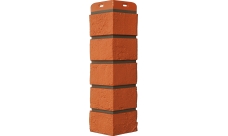 Угол Grand Line Состаренный кирпич Дизайн терракотовый со швом RAL 7006