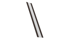 Крепежная планка жалюзи Milan, Milan Slim, Tokyo 0,5 Drap TX RR 32 темно-коричневый (3м)