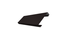 Ламель лицевая 100 забора жалюзи Texas Grand Line 0,5 Satin Matt TX RAL 9005 черный