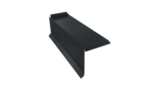 Планка торцевая сегментная 30мм Левая 0,5 Satin Matt TX RAL 7016 антрацитово-серый