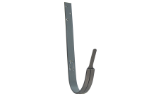 Крюк длинный Grand Line PU матовый 125 мм RAL 7024 мокрый асфальт