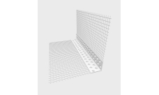 Профиль угловой ПВХ с армирующей сеткой 10х15 2,5м Grand Line