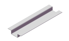 Профиль вертикальный основной П-обр. AR ВО60х20х20х0,9 ОЦ ОН