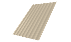 Профнастил С20B 0,45 PE RAL 1015 светлая слоновая кость