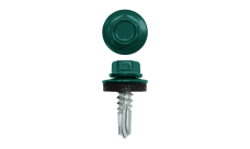 Саморез по металлу 5,5х19 (250шт) сверло №3 RAL 6026