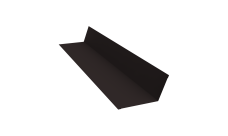 Планка примыкания 90х140 0,5 Satin Matt TX RAL 9005 черный (3м)