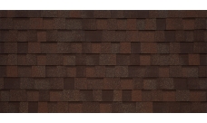 Черепица гибкая Tegola Unica piemonte castagna matura 122 (темно-коричневый)