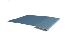 Планка начальная 0,45 Drap TX RAL 5024 пастельно-синий (2м)