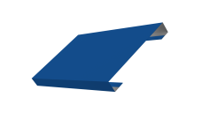 Ламель лицевая 150 забора жалюзи Техас Grand Line 0,45 ПЭ RAL 5005 сигнальный синий