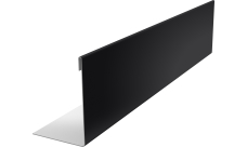 Нащельник 25х35 для забора жалюзи к ламели 125 Texas Grand Line 0,45 Drap TX RAL 9005 черный (L1,5)