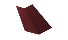 Планка ендовы верхней 145х145 Grand Line 0,45 Drap TX RAL 3005 красное вино (2м)