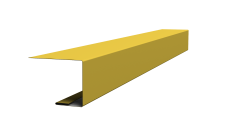 Планка завершающая для Кликфальц Pro 0,45 PE с пленкой RAL 1018 цинково-желтый (2м)