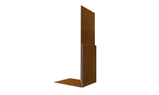 Планка приемная оконная 0,45 Print Elite Golden Wood TwinColor (2м)