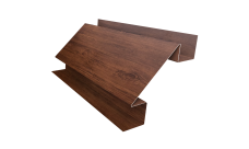 Угол внутренний сложный 75мм Grand Line 0,45 Print Premium Cherry Wood Fresh TwinColor (2м)