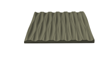 Фиброцементная панель Бетэко Дюна 1220х2440х10мм RAL 7002