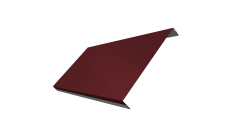 Ламель обратная 200 забора жалюзи Texas Grand Line 0,45 PE RAL 3005 красное вино