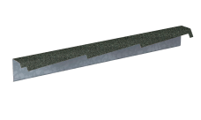 Планка фронтонная резная правая Gerard 1,2м (сталь), цвет 131