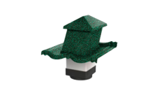 Вентилятор кровельный для композитной черепицы Metrotile HV15-15 MetroBond зеленый