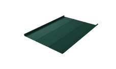 Фальц двойной стоячий Line Grand Line 0,5 Satin Matt с пленкой на замках RAL 6005 зеленый мох