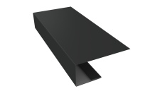 J-Профиль 18мм Grand Line 0,45 Drap ТХ RAL 7016 антрацитово-серый (2м)