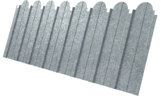 Профнастил C10A фигурный Grand Line 0,45 Zn