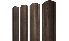 Штакетник Круглый фигурный 0,45 Print Premium Almond Wood Fresh