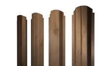 Штакетник П-образный A фигурный Grand Line 0,45 Print Premium Pine Wood Fresh