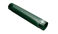 Труба круглая соединительная GL PU 90 мм 1 м RAL 6005 зеленый мох