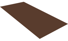 Плоский лист Grand Line 0,45 Drap ST RAL 8017 шоколад