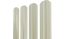 Штакетник Твин XL фигурный Grand Line 0,45 Принт Элит Milky Wood ТвинColor