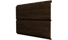 Софит металлический ЭкоБрус new Grand Line c перфорацией 0,45 Print Elite Antique Wood TwinColor