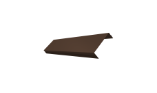 Ламель обратная 100 забора жалюзи Texas 0,45 PE-Double RAL 8017 шоколад