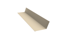 Планка примыкания 90х140 0,45 Drap TX RAL 1015 светлая слоновая кость (2м)