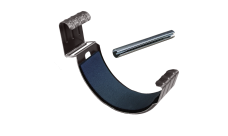 Соединитель желоба GL PU 125 мм RR 32 темно-коричневый