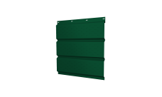 Софит металлический Grand Line полная перфорация 0,5 Satin с пленкой RAL 6005 зеленый мох